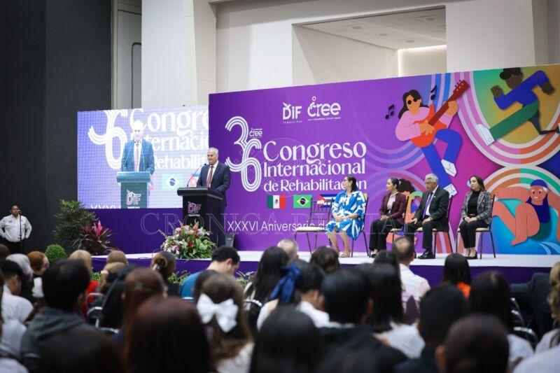 Lleva a cabo DIF Tamaulipas el primer Congreso Internacional de Rehabilitación