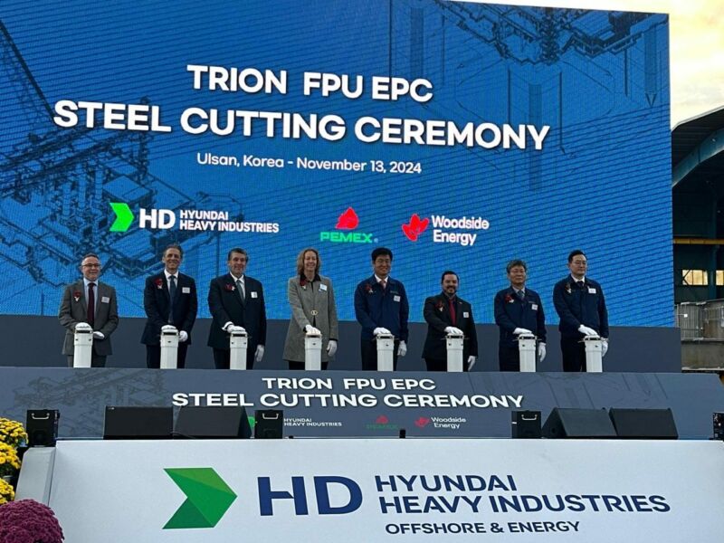 Arranca en Corea construcción de plataforma marítima de producción destinada a Tamaulipas