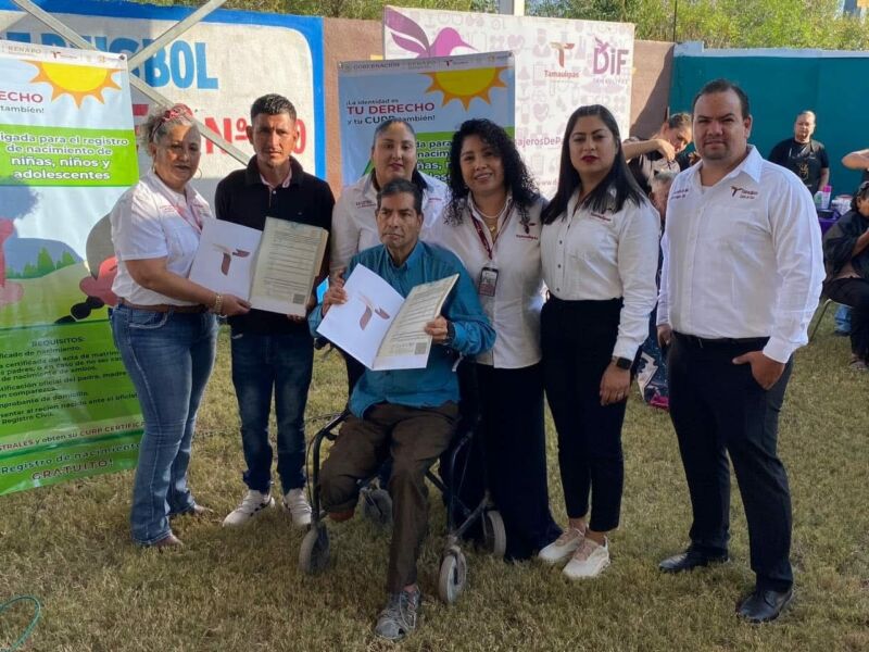 Realizan en Valle Hermoso, «Brigada para el Registro Oportuno de Nacimiento de Niñas, Niños, Adolescentes y Adultos Mayores»
