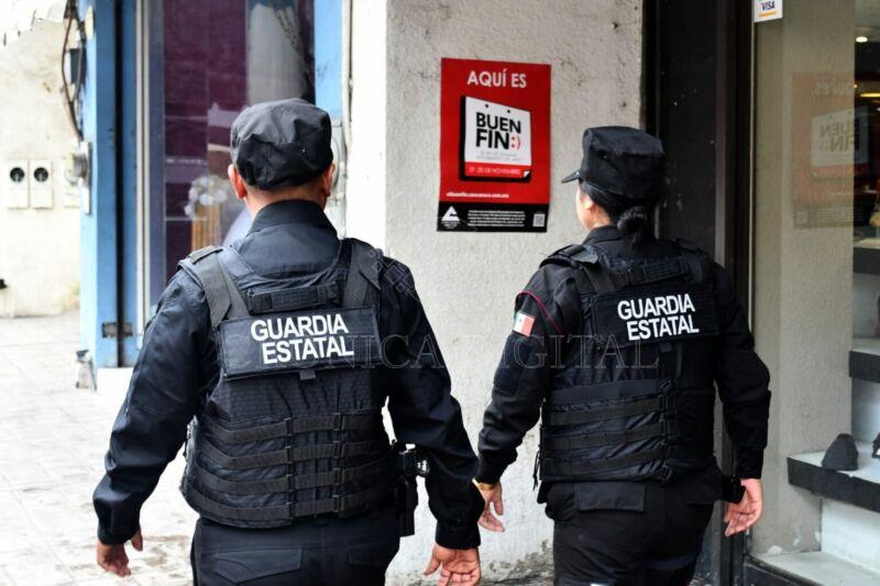 Prepara Guardia Estatal operativo de seguridad para El Buen Fin 2024