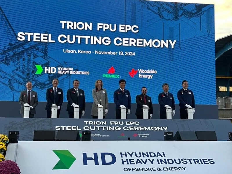 Arranca en Corea construcción de plataforma marítima de producción destinada a Tamaulipas