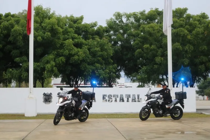 Guardia Estatal destaca capacitación en conducción de motopatrullas
