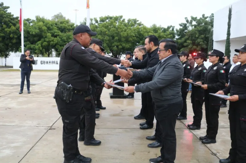 Celebra SSPT a elementos graduados del Curso de Conducción de Motopatrulla