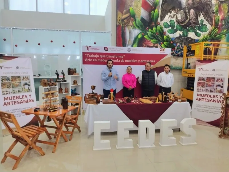 Con stand “Trabajo que Transforma” promueven artesanías de CEDES en Torre Bicentenario