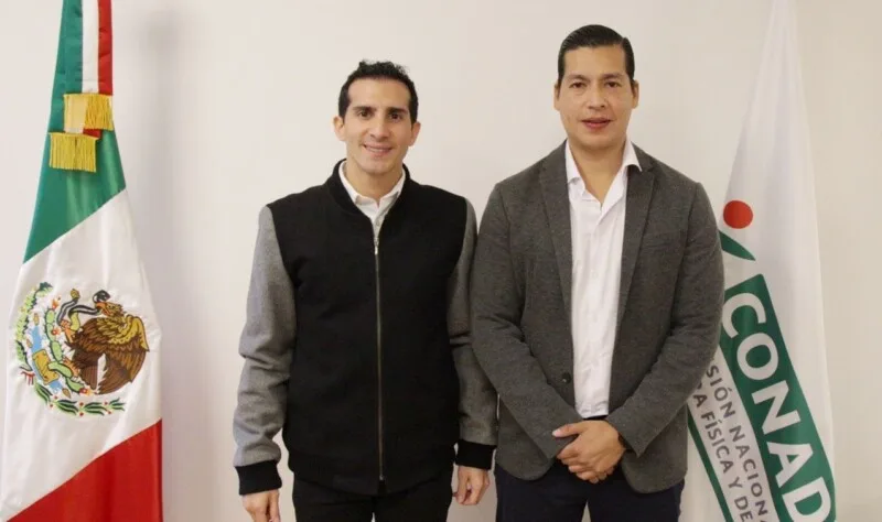 Se reúne INDE Tamaulipas con Rommel Pacheco, director de la CONADE