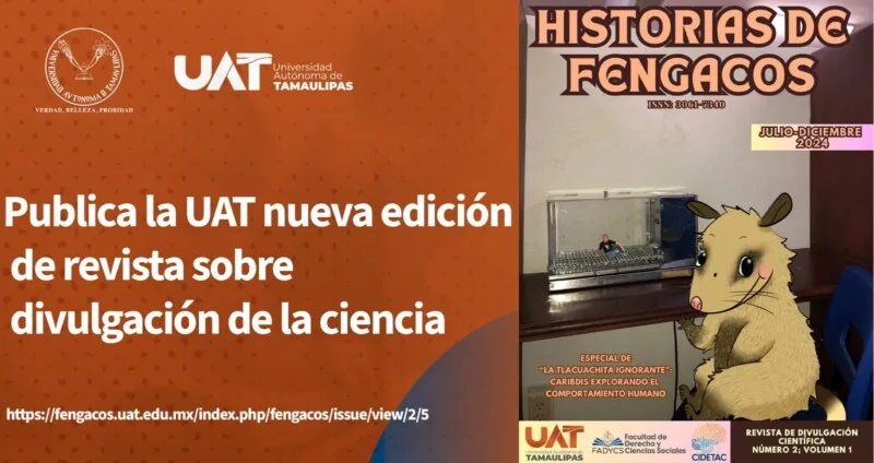 Publica la UAT nueva edición de revista sobre divulgación de la ciencia