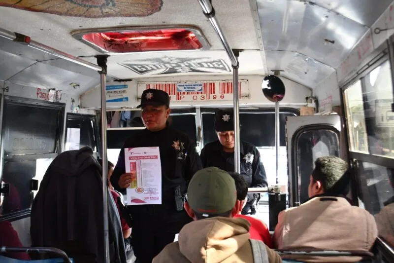 Impulsa Guardia Estatal “Ruta Segura” en transporte público de Tamaulipas