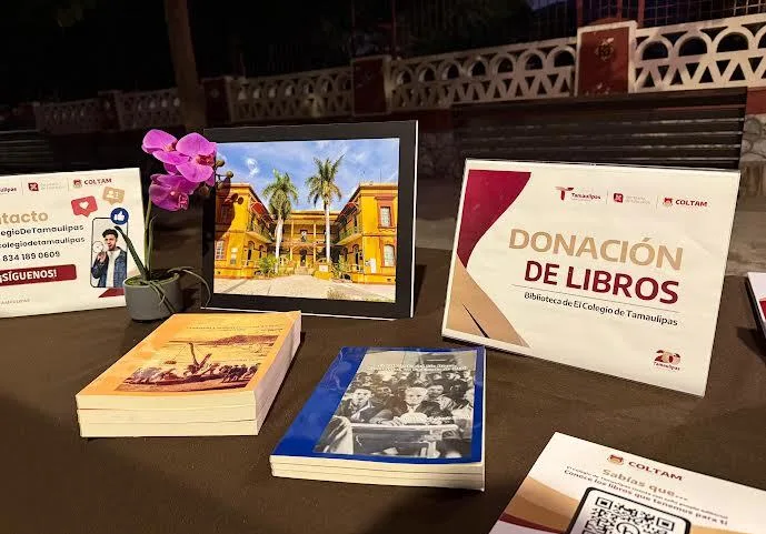 Promueve El Colegio de Tamaulipas el acceso al conocimiento mediante la donación de libros