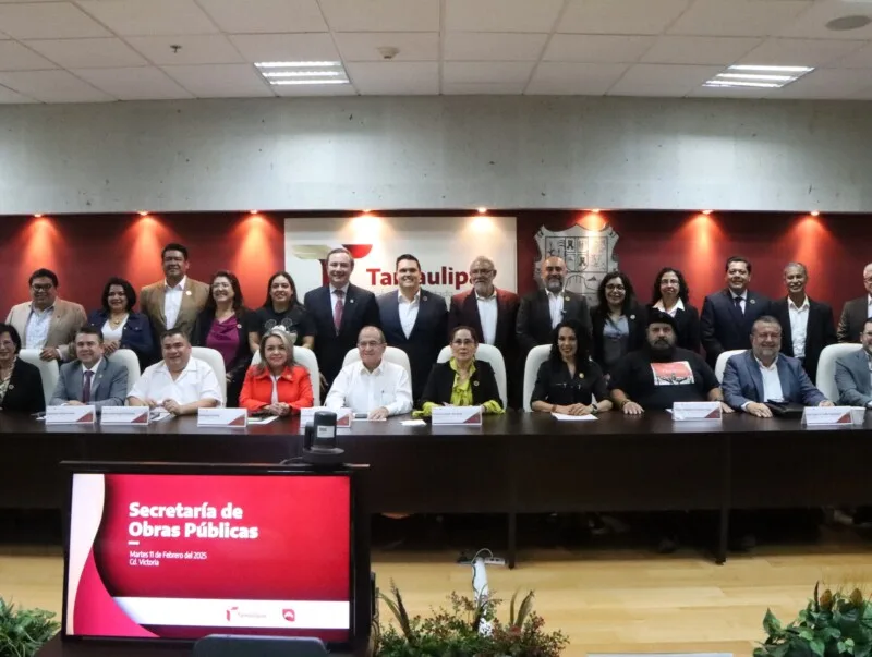 Hacen sinergia Obras Públicas, diputadas y diputados por la transformación de Tamaulipas