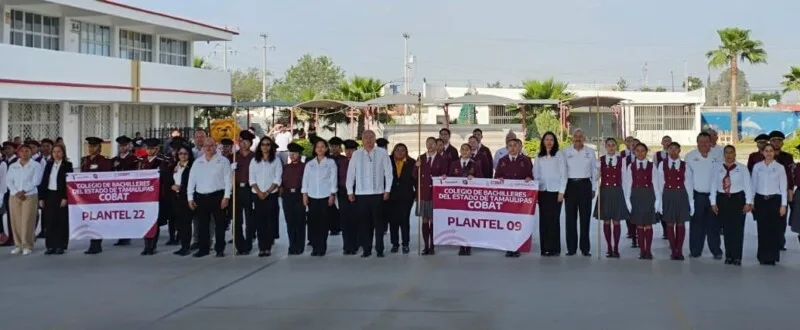 Realiza COBAT concursos regionales de escoltas y bandas de guerra