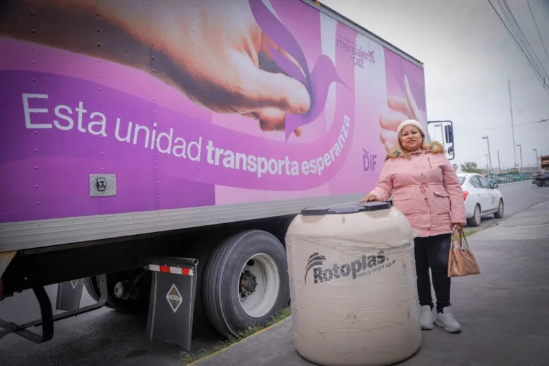 Entrega DIF Tamaulipas apoyos en la frontera a través de la Ruta de la Esperanza