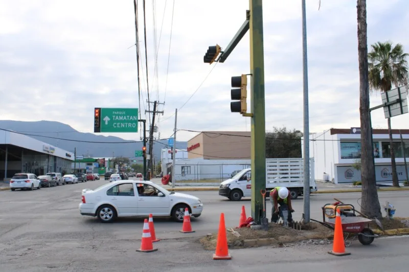 En marcha, modernización en sistema de semaforización de la capital tamaulipeca