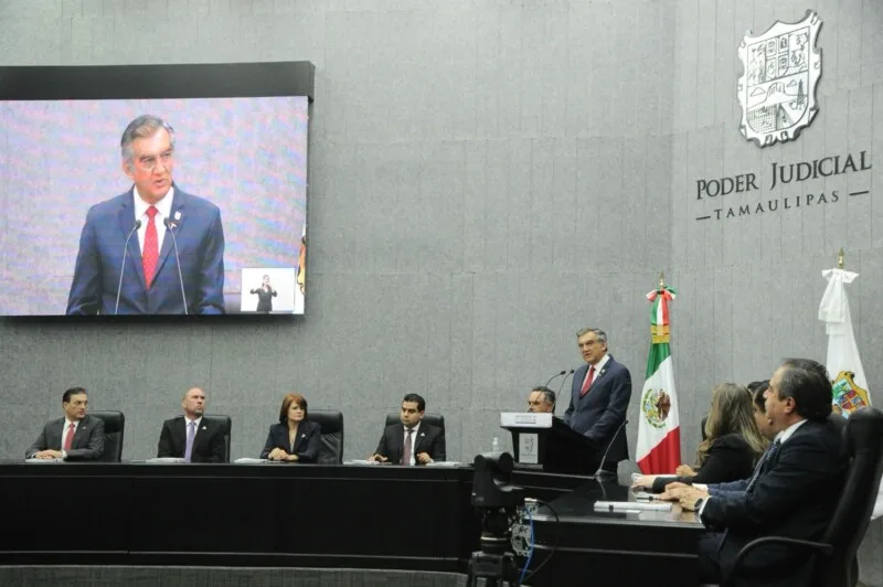 Avanza con certidumbre renovación del Poder Judicial en Tamaulipas: Américo Villarreal