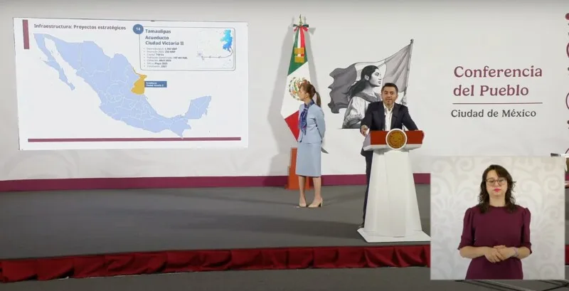 Inicia en mayo construcción de la segunda línea del acueducto de Ciudad Victoria: CONAGUA