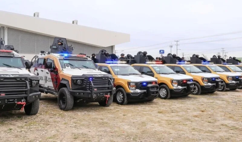 Con equipamiento de parque vehicular a la Guardia Estatal, Tamaulipas se fortalece en materia de seguridad