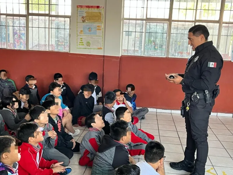 Guardia Estatal mantiene proximidad y prevención de la violencia en planteles de Reynosa