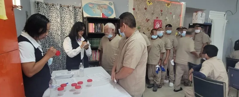Implementan campaña de detección oportuna de tuberculosis en CEDES Reynosa