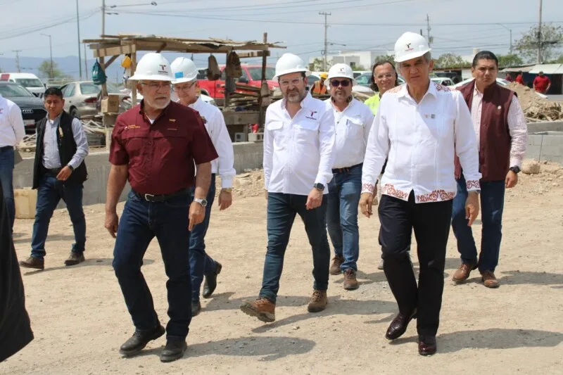 Constata gobernador avance en la construcción de la Ciudad Judicial en Victoria