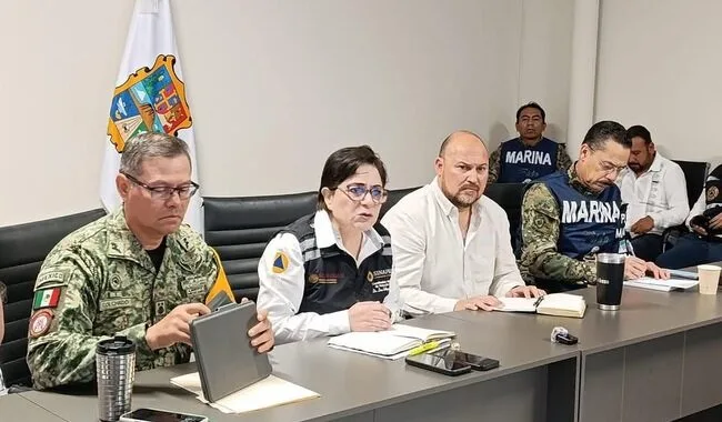 Autoridades de los tres órdenes de Gobierno dan a conocer las acciones de recuperación en Reynosa tras las intensas lluvias