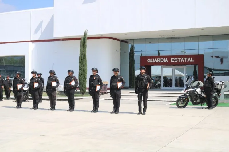 Se gradúan elementos de la Guardia Estatal en Curso de Conducción de Motopatrulla
