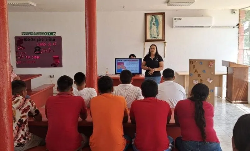 SSPT orienta a adolescentes en internamiento para prevenir enfermedades crónico degenerativas