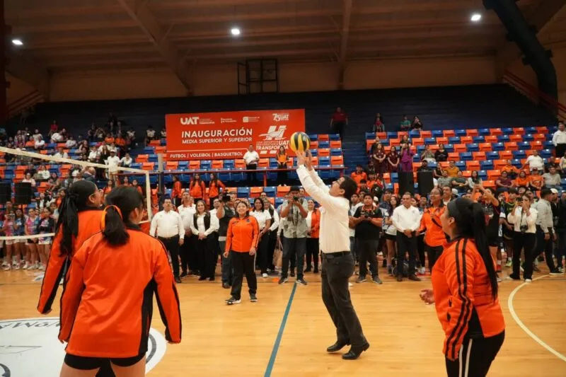 Inaugura Dámaso Anaya el Primer Torneo de la Liga Deportiva “UAT Transforma”