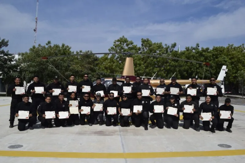 Concluye Guardia Estatal décimo bloque del Curso de Medicina Táctica Policial