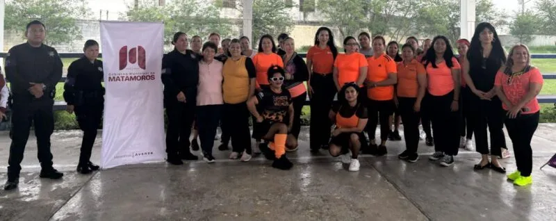 Recibe Guardia Estatal de Género reconocimiento en Matamoros por trabajo preventivo