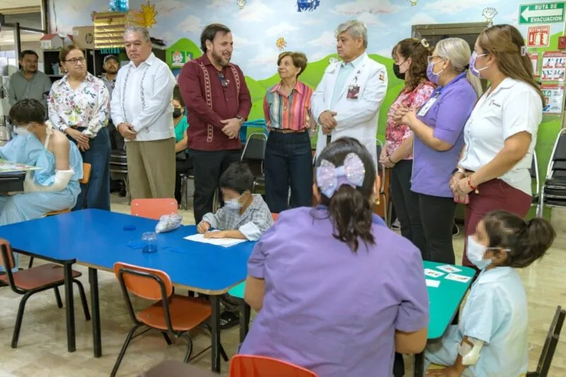 Lleva SET enseñanza a niñas y niños en los hospitales de Tamaulipas