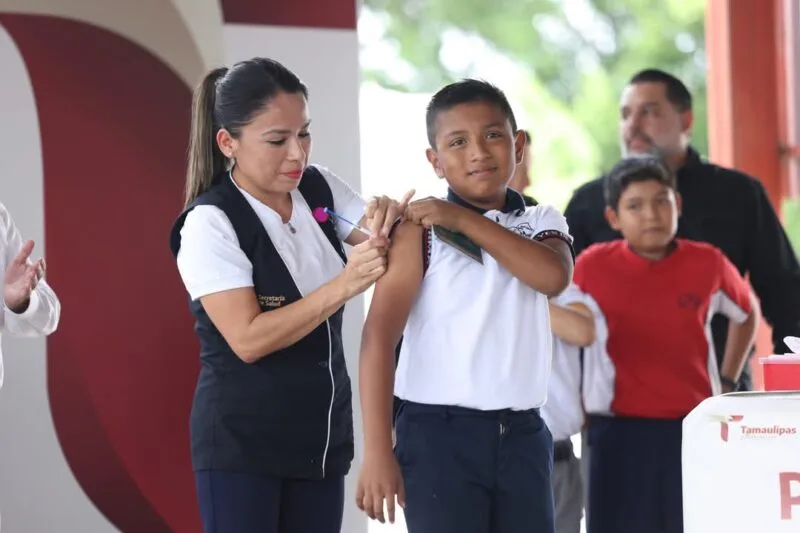Se sitúa Tamaulipas en segundo lugar nacional en Semana de Vacunación; jornada continúa