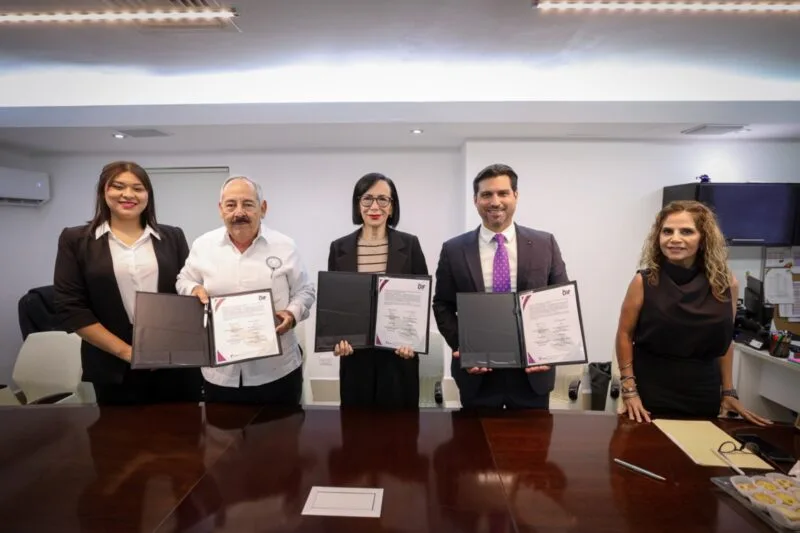 DIF Tamaulipas y Colegio de Notarios firman convenio en beneficio de las familias más vulnerables