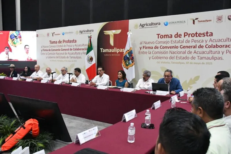 Fortalecen Gobierno de Tamaulipas y CONAPESCA alianza por el desarrollo pesquero
