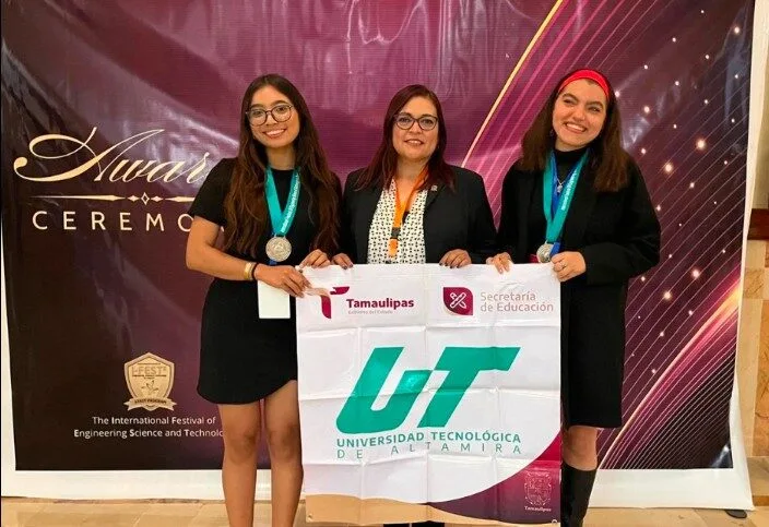Obtienen estudiantes de Universidad Tecnológica de Altamira medalla internacional en ciencias