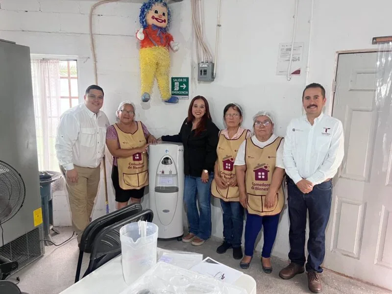Lleva SEBIEN generadores de agua a Matamoros