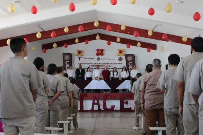 Entregan CEDES Matamoros e ITACE constancias de capacitación laboral a PPLs