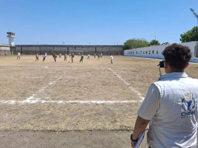 CNDH y CODHET realizan visita de supervisión en CEDES Altamira