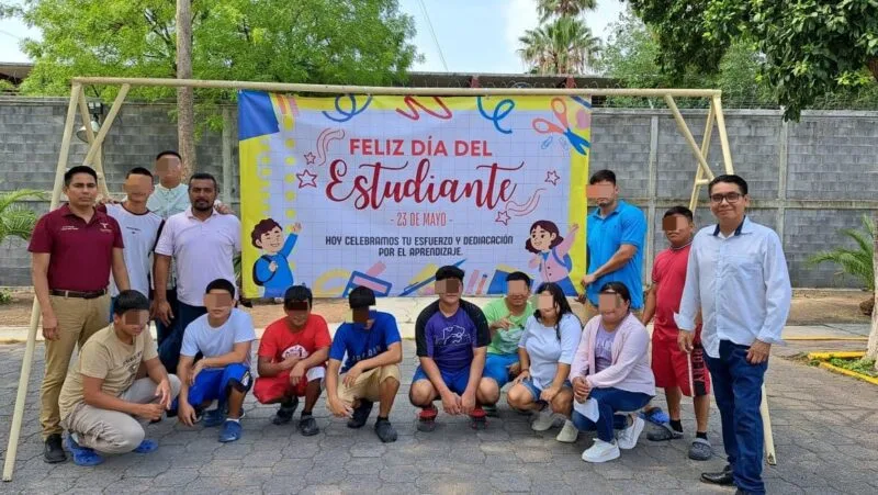 Adolescentes en internamiento celebran Día de la y el Estudiante