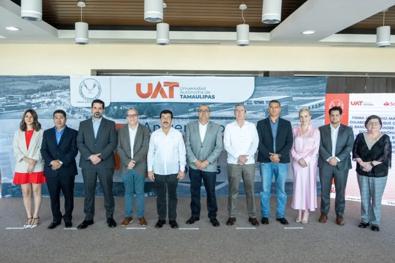 Fortalecen la UAT y Banco Santander apoyo a la educación superior