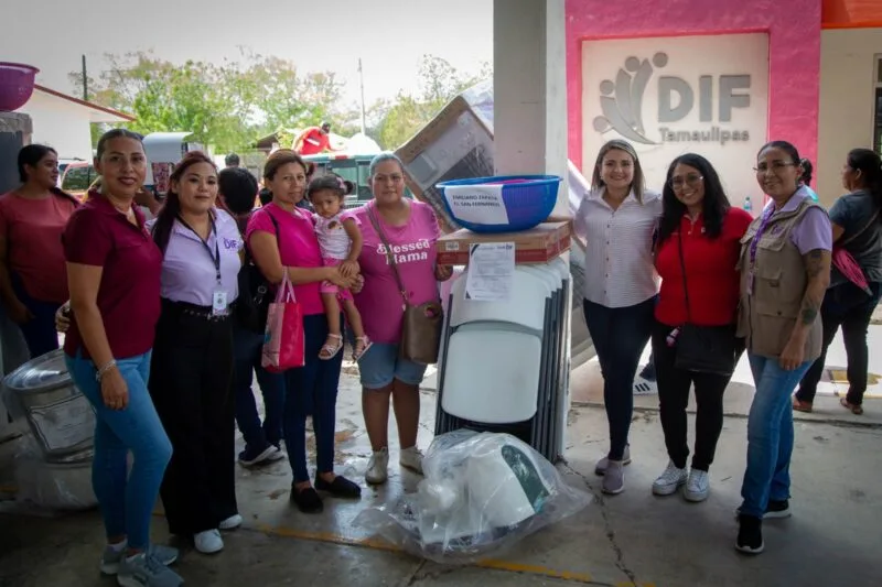 Continúa DIF Tamaulipas equipando desayunadores escolares y comedores comunitarios