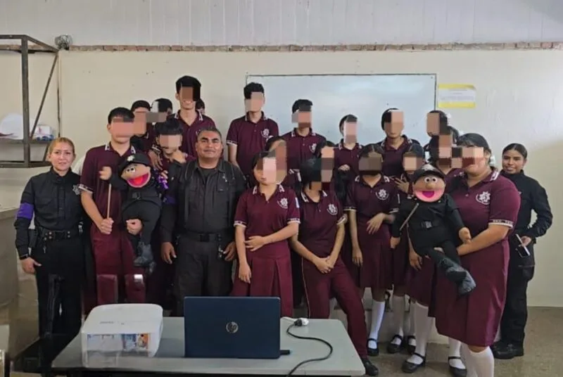 Lleva Guardia Estatal de Género plática para prevenir violencia en el noviazgo a secundaria de Ciudad Madero