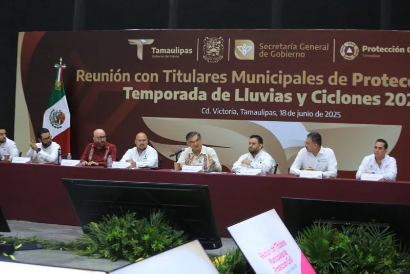 Convoca Américo a fortalecer acciones preventivas ante la temporada de lluvias y ciclones