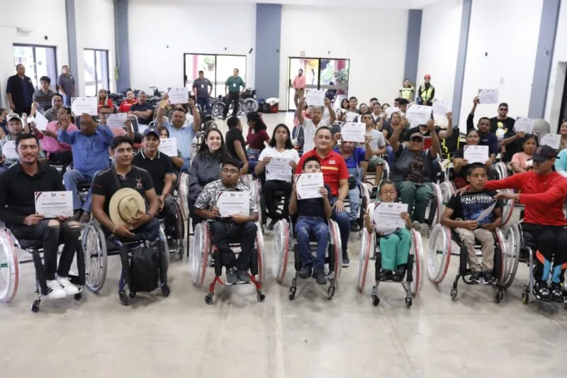 Realiza DIF Tamaulipas segunda capacitación y donación de sillas de ruedas para personas discapacitadas
