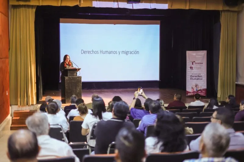 Capacita SEBIEN en respeto a derechos de migrantes