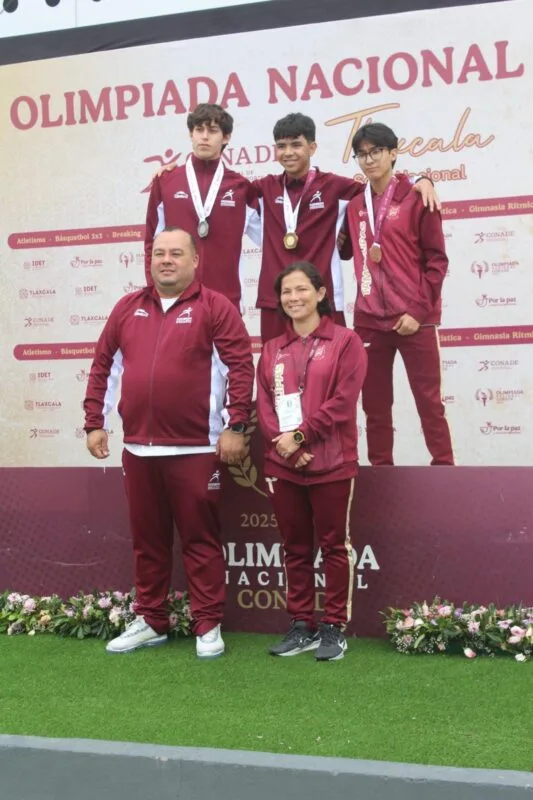 Oro y bronces para Tamaulipas en el arranque del atletismo de la Olimpiada Nacional 2025