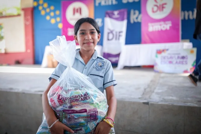 Entrega DIF Tamaulipas más de 104 mil dotaciones de verano del programa Desayunos Escolares 