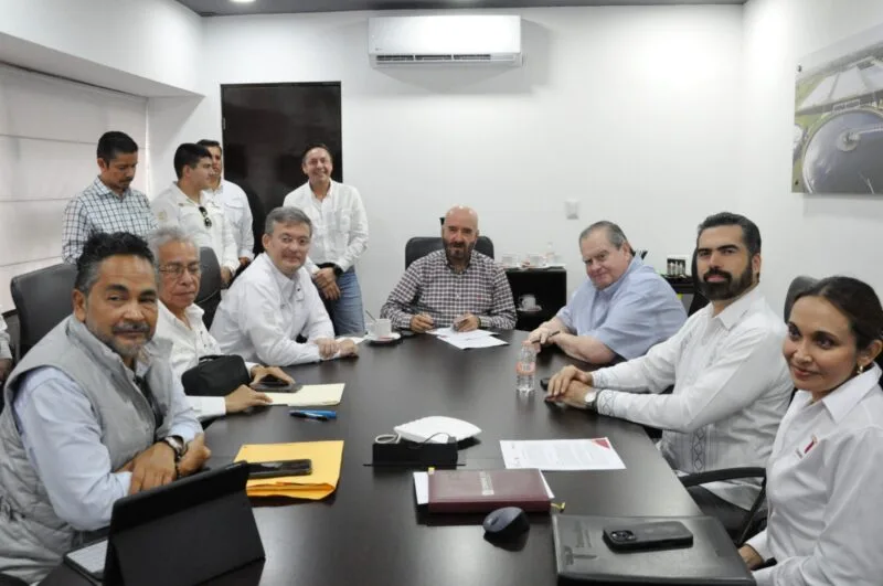 Avanzan Gobierno de Tamaulipas y sector industrial en la transformación hídrica del sur del estado