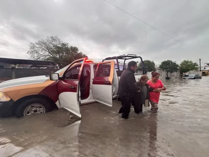 Activa SSPT Plan Tamaulipas para atender a población afectada por tormenta tropical “Barry”