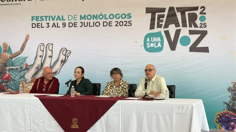 En coordinación de los tres órdenes de gobierno, arranca con éxito en Nuevo Laredo el Festival de Monólogos “Teatro a una sola voz”