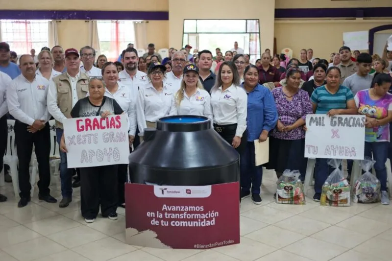 Lleva SEBIEN apoyos a Nueva Ciudad Guerrero