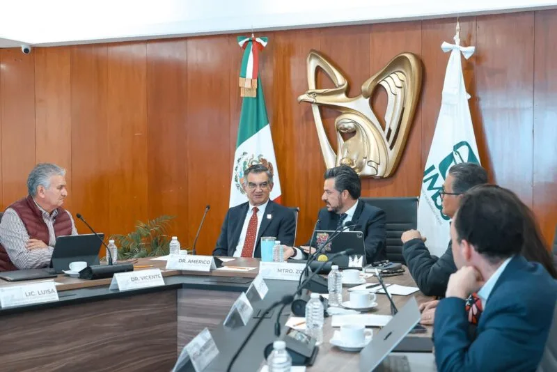 Acuerdan gobernador y director general del IMSS fortalecer la seguridad social e infraestructura en Tamaulipas